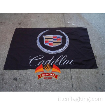 Bandiera Cadillac racing club per auto 90*150CM striscione Cadillac in poliestere